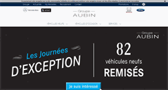 Desktop Screenshot of groupe-aubin.com